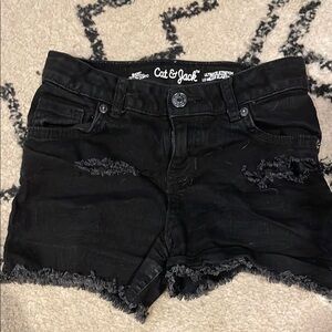 Cat & Jack  Black Distressed Shorts